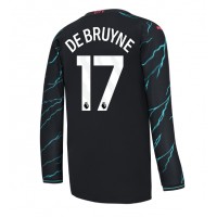 Manchester City Kevin De Bruyne #17 Rezervni Dres 2023-24 Dugi Rukav